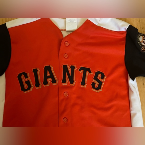San Francisco Giants majestic vintage Bonds baseball Jersey L - Picture 3 of 4